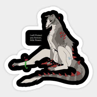 Scary but Sensitive Sticker